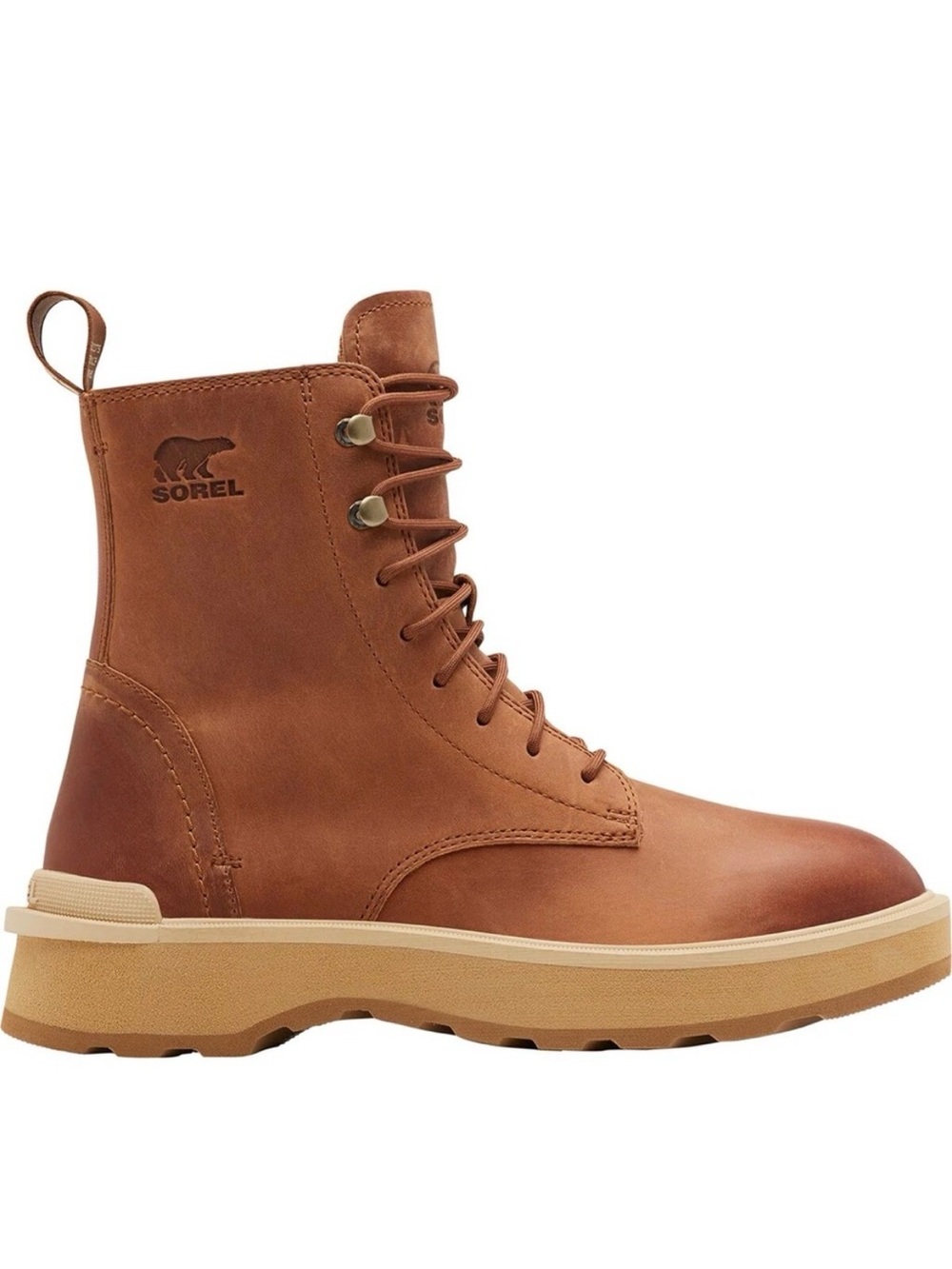 NWT Sorel Hi-Line Lace Leather Boot Women's US 7